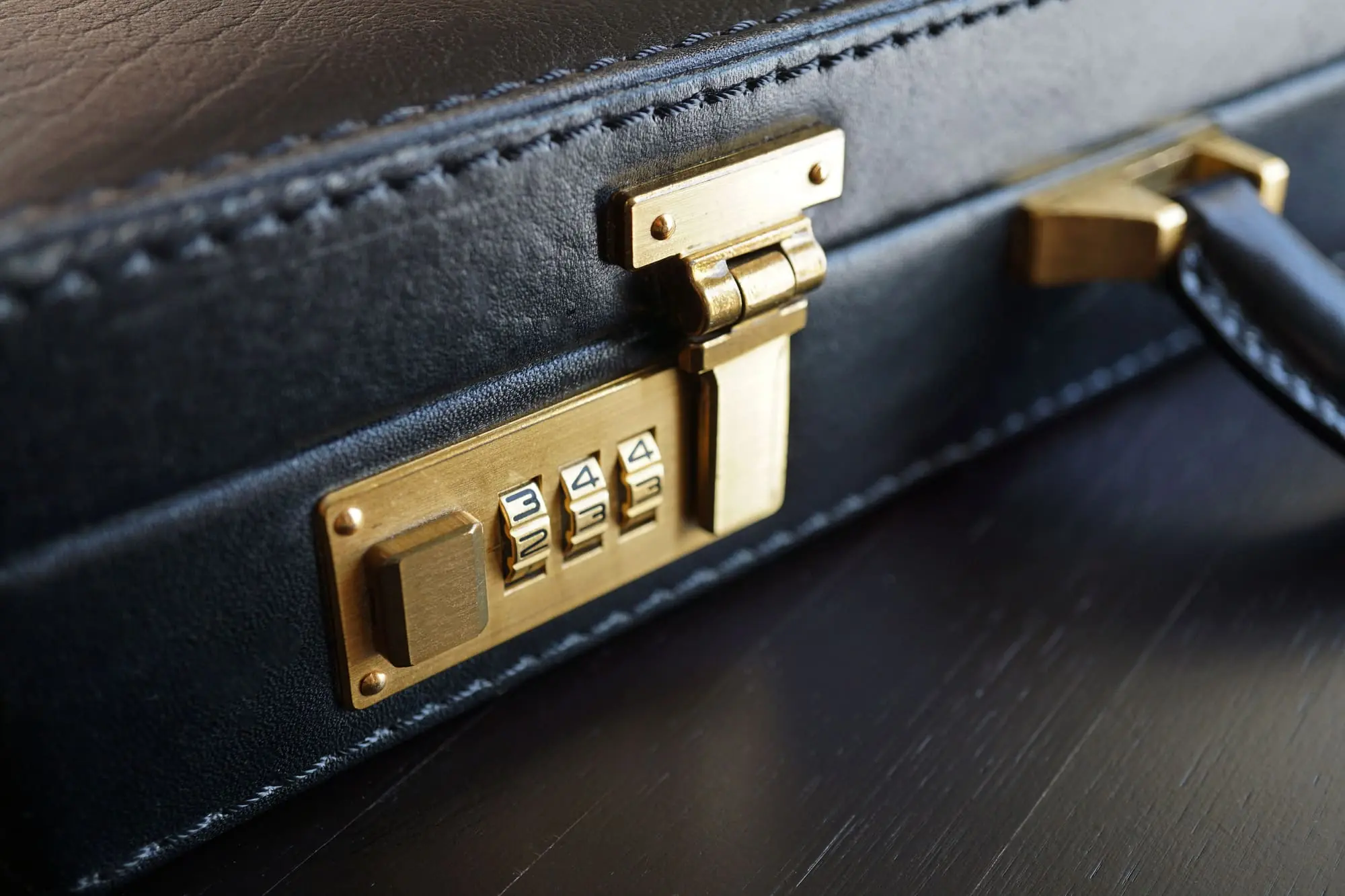 Luggage lock detail — Satguru's