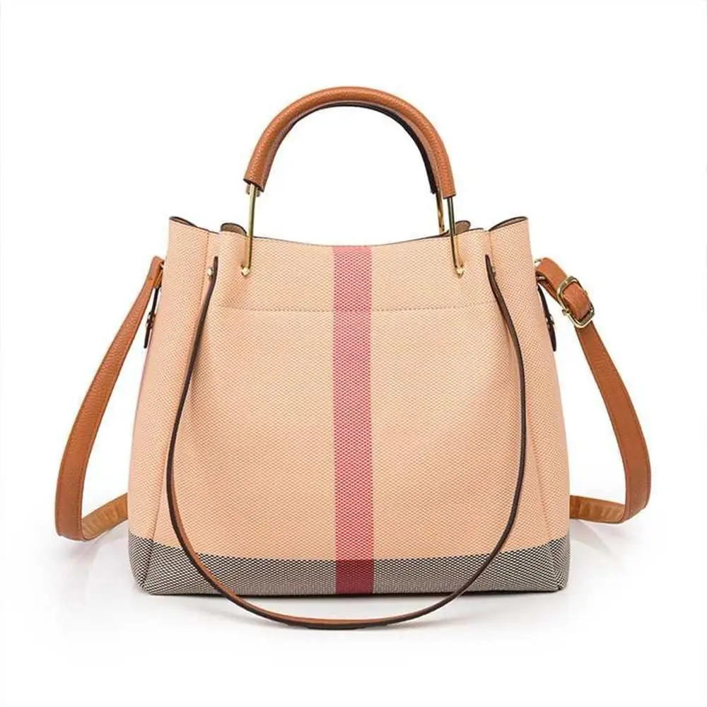 Blush Stripe Tote — Satguru's women's collection